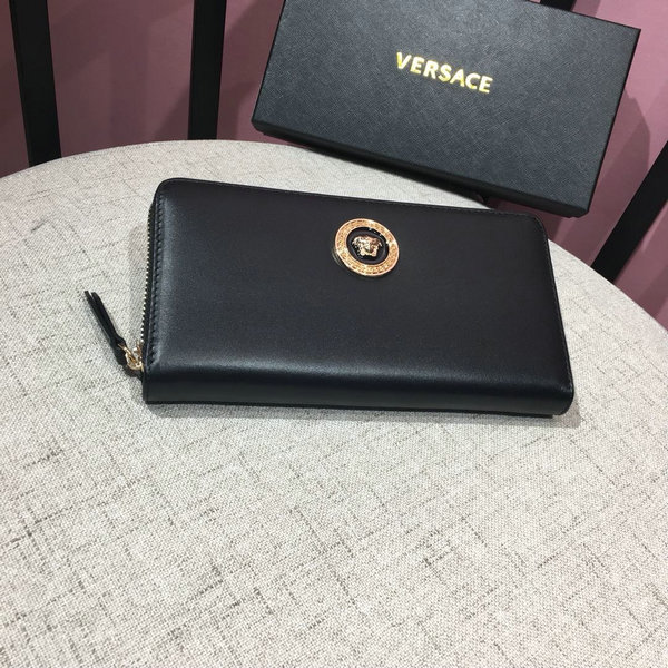 VERSACE 凡賽斯 經典美杜莎圖案拉鏈長夾