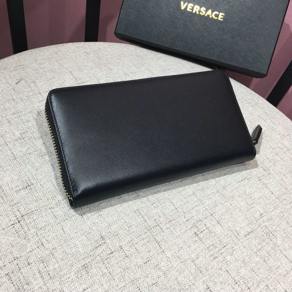 VERSACE 凡賽斯 經典美杜莎圖案拉鏈長夾