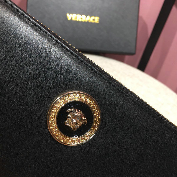 VERSACE 凡賽斯 經典美杜莎圖案拉鏈長夾